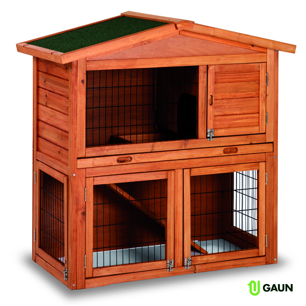 WOODEN RABBIT HUTCH MODEL PRAGUE