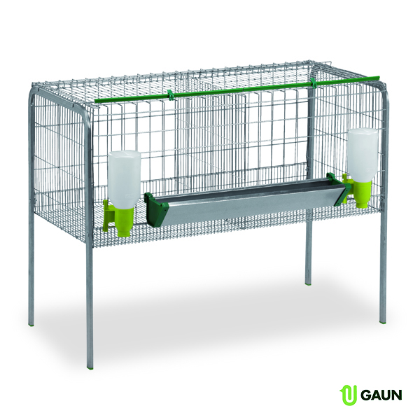 CAGE ENGRAISSEMENT DE POULETS 2 COMP.