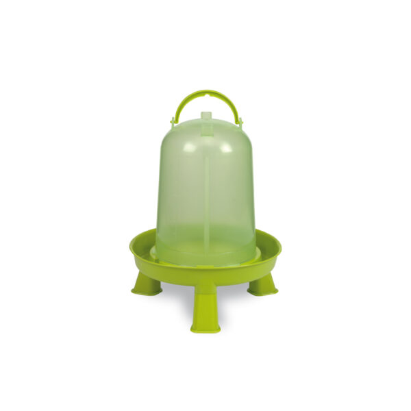BEBEDERO AVES ECO 5 L. CON PATAS (PISTACHO)