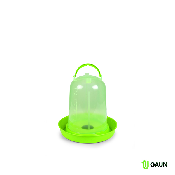 ABREUVOIR VOLAILLES ECO 10 L. AVEC BOUCHON (VERT LIME)