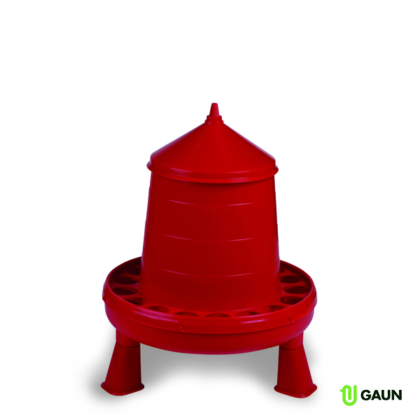 PLASTIC POULTRY FEEDER 4 KG. WITH LEGS