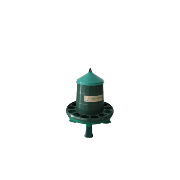RECYCLED PLASTIC POULTRY FEEDER 2 KG. WITH LEGS