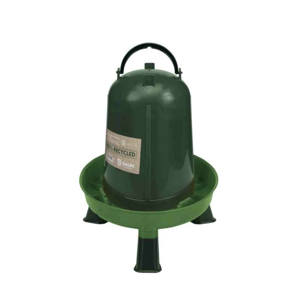 ECO RECYCLED POULTRY FEEDER 5 L. WITH LEGS