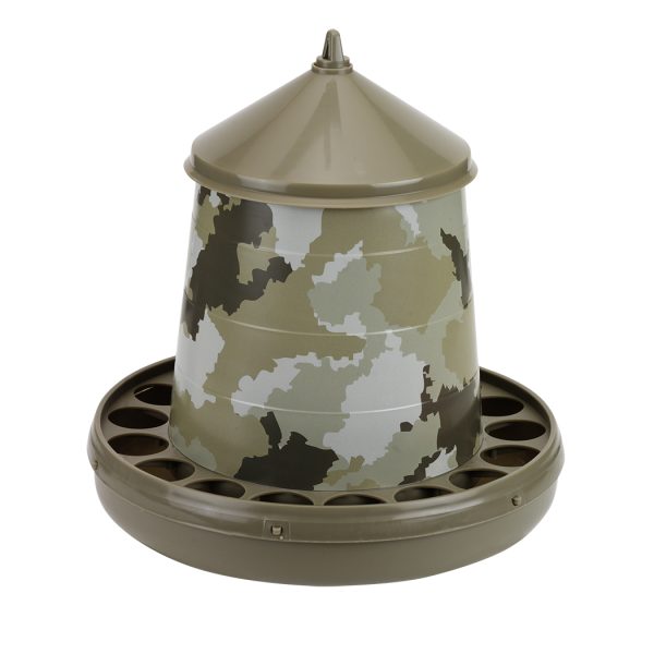 PLASTIC POULTRY FEEDER 4 KG. (CAMOUFLAGE)