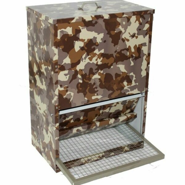 TOLVA AVES APERTURA MECANICA 40 KG. CAMUFLAJE