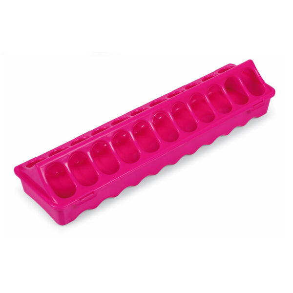 GROUND FEEDER TROUGH – 40 CM. (PINK)