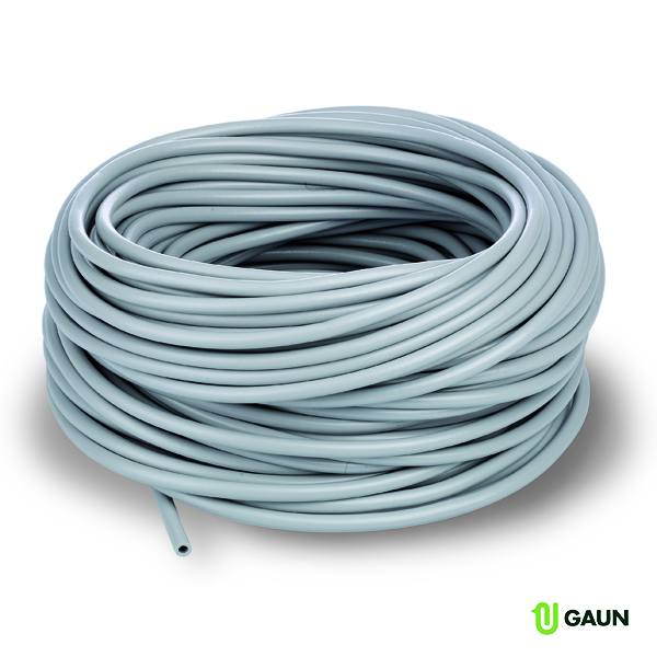 TUBO FLEXIBLE GRIS 5X8 MM.