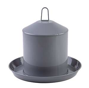 ABREUVOIR METAL PEINT DOUBLE PAROI – 8 L.