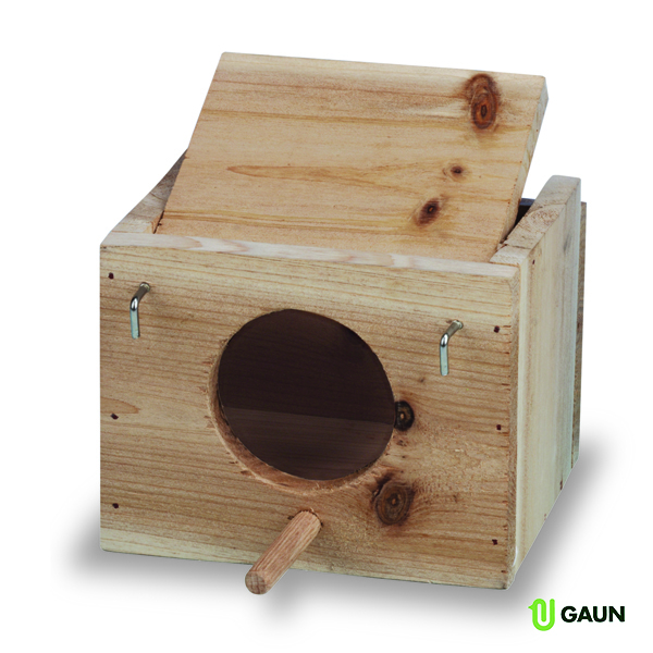 WOODEN BIRD NEST BOX No. 1