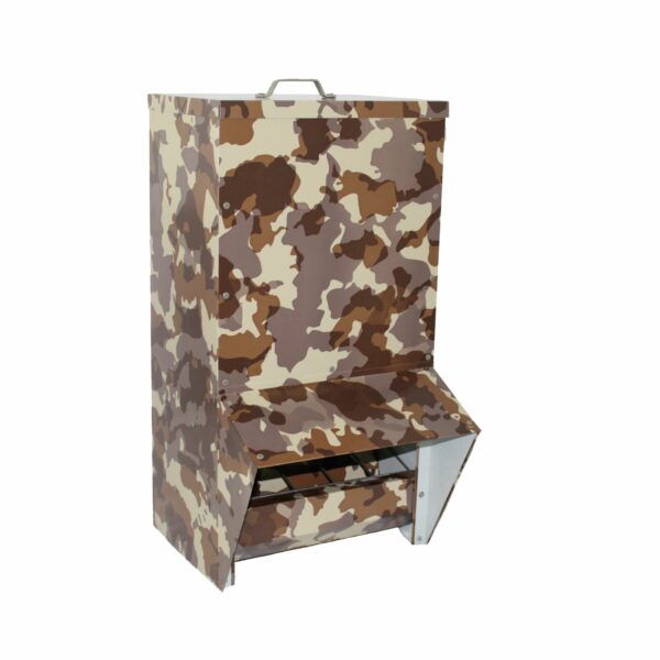 TRÉMIE VOLAILLES MOD. BORDEAUX 20 L. CAMOUFLAGE