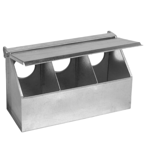 METAL PIGEON FEEDER 3 HOLES