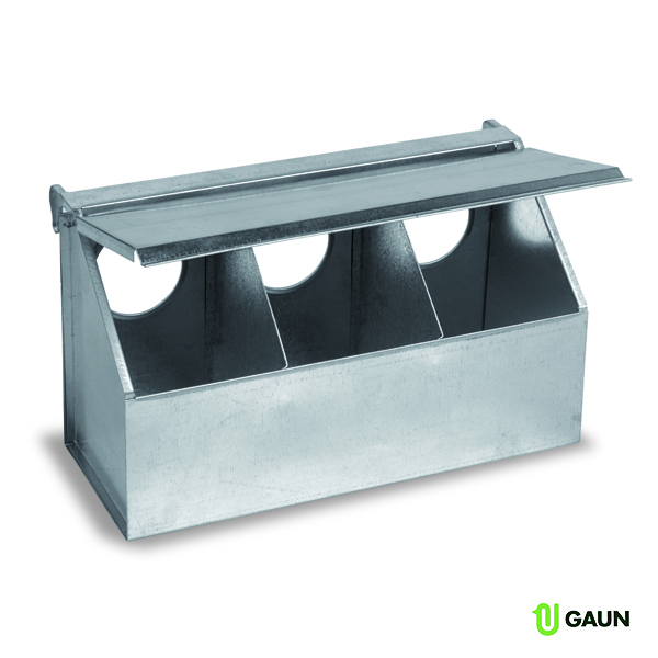 METAL PIGEON FEEDER 3 HOLES