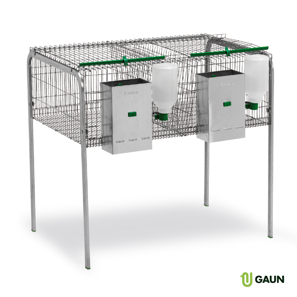 RABBIT CAGE MOD. SEGURA – 2 COMPARTMENTS