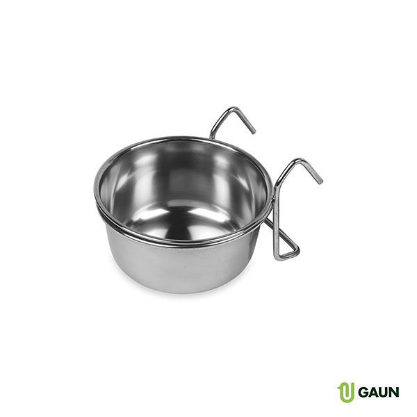 STAINLESS STEEL FEEDER WITH HOOKS -MEDIUM