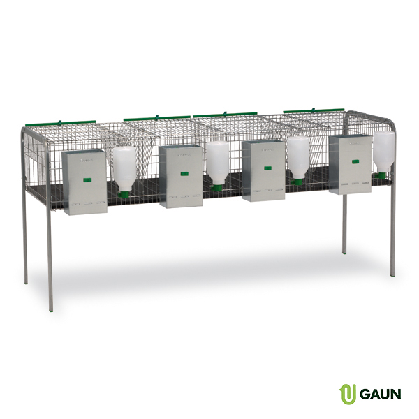 RABBIT CAGE MOD. BARACALDO – 4 COMPARTMENTS