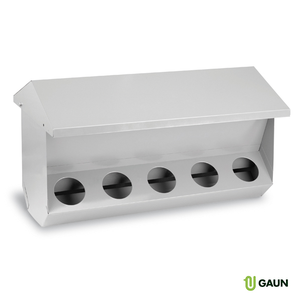 RABBIT FEEDER 10 HOLES WITH LID