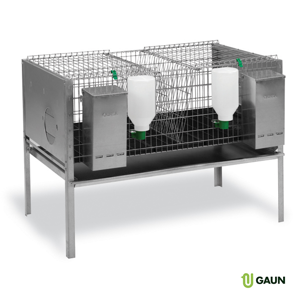 RABBIT CAGE MODEL EUROPE 2 COMPARTMENTS