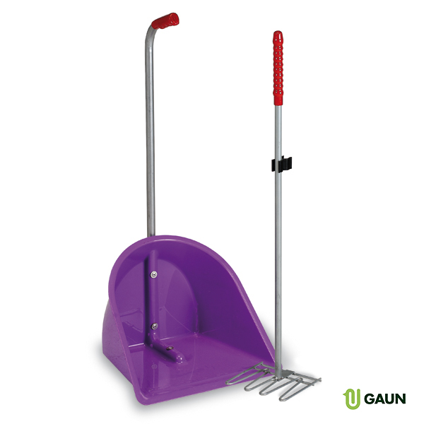 PLASTIC MANURE SCOOP WITH RAKE