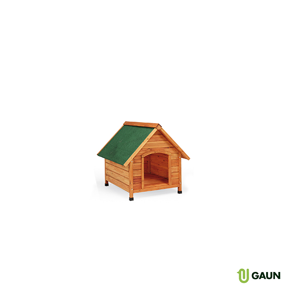 WOODEN KENNEL SLOPING ROOF SMALL