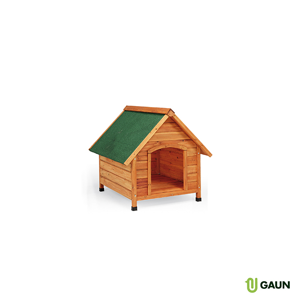 WOODEN KENNEL SLOPING ROOF MEDIUM