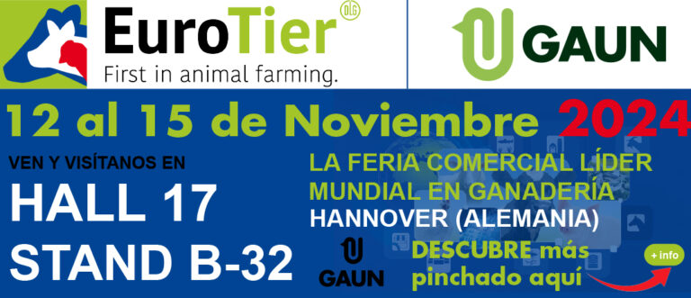 ¡GAUN estará presente en EuroTier 2024! ¡No te lo pierdas!