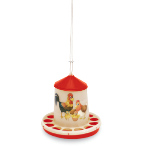 PLASTIC POULTRY FEEDER 2 KG. – HAPPY RANGE