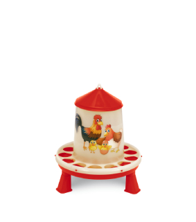 PLASTIC POULTRY FEEDER 2 KG. WITH LEGS – HAPPY RANGE