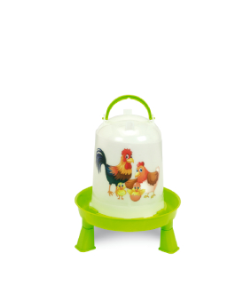 BEBEDERO AVES ECO 3 L. CON PATAS (PISTACHO) – HAPPY RANGE