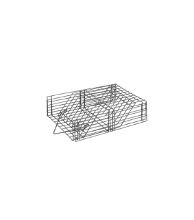 PAINTED HAY RACK FOR CHICKENS – S