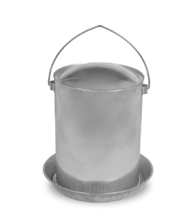 METAL POULTRY DRINKER – 15 L. (DOUBLE WALL)